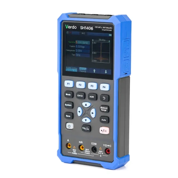 Осциллограф-мультиметр VERDO SH1406 с генератором купить по низкой цене | МАКСПРОФИТ