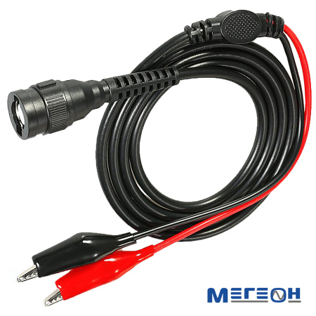 Кабель измерительный коаксиальный МЕГЕОН BNC - "Крокодил" купить по низкой цене | МАКСПРОФИТ