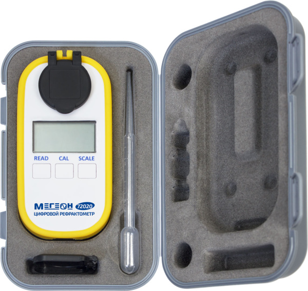 Цифровой оптический рефрактометр для спирта МЕГЕОН 72020 купить по низкой цене | МАКСПРОФИТ