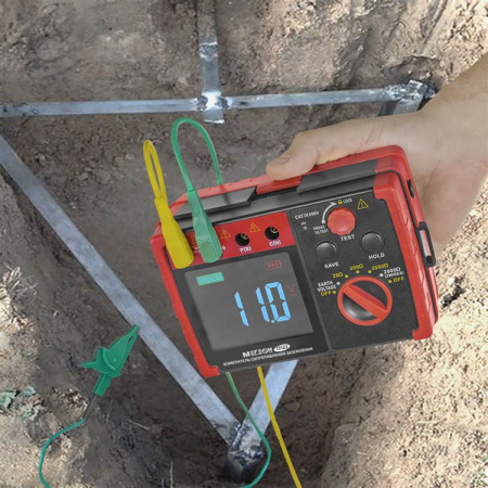 Измеритель сопротивления заземления (омметр) МЕГЕОН 13122 купить по низкой цене | МАКСПРОФИТ