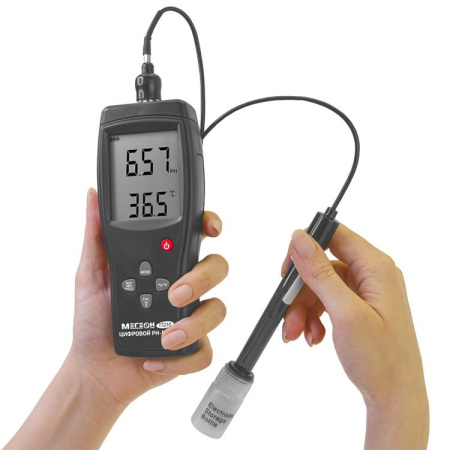 Цифровой pH-метр МЕГЕОН 17210 купить по низкой цене | МАКСПРОФИТ