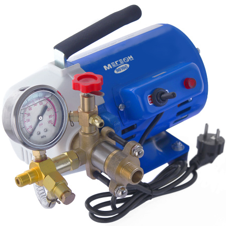 Электрический опрессовочный насос МЕГЕОН 98160 купить по низкой цене | МАКСПРОФИТ